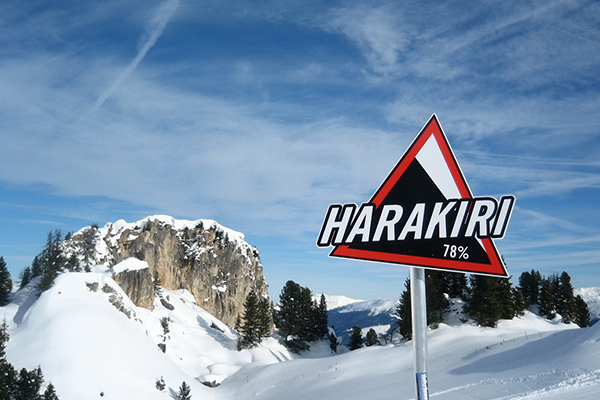 Mayrhofen Harikiri afdaling Mayrhofen Harikiri afdaling